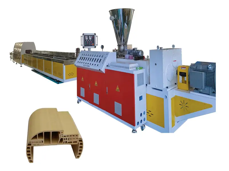 Temperature Setting For WPC Door Frame Extrusion Line