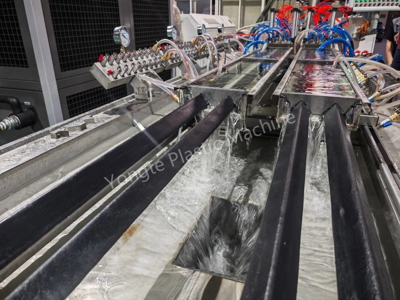 4 Cavity Plastic Profile Production Line Delivery to Jordan After Successful Commissioning