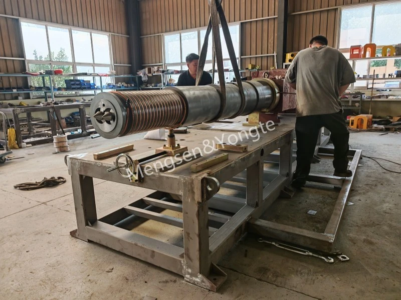 Installation of Custom 92/188 Conical Twin-Screw Extruder