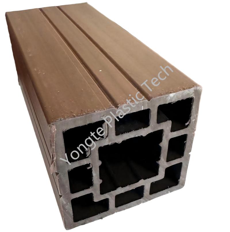 Yongte WPC Column making machine with co-extrusion is successfully tested