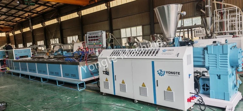 4 Cavity Recycled Plastic Profile Extrusion Machine