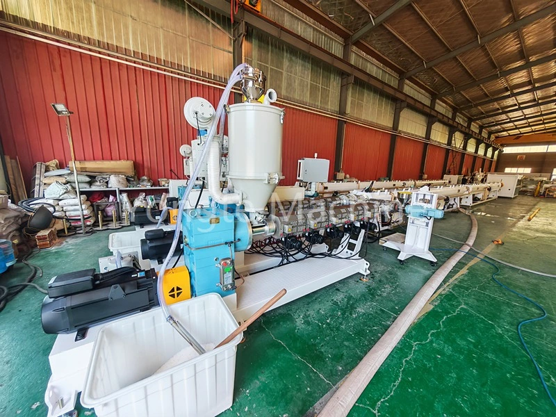 Yongte full automatic HDPE pipe production line 16-630mm