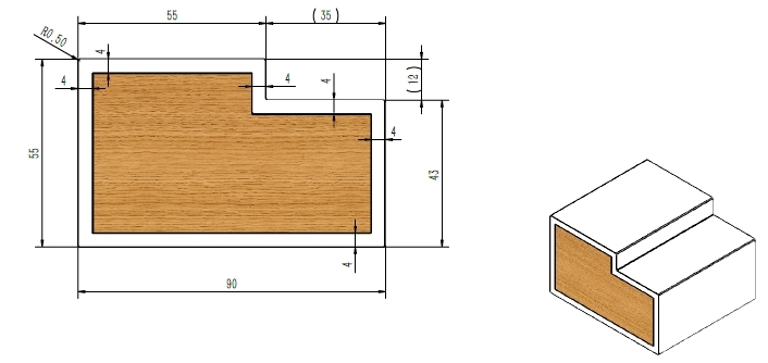 PVC Wood Co-extrusion Door Frame Machine