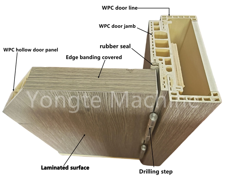 WPC door frame extrusion line